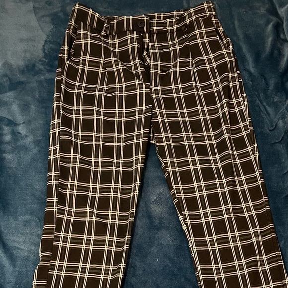 Black checkered pants - Picture 2 of 4
